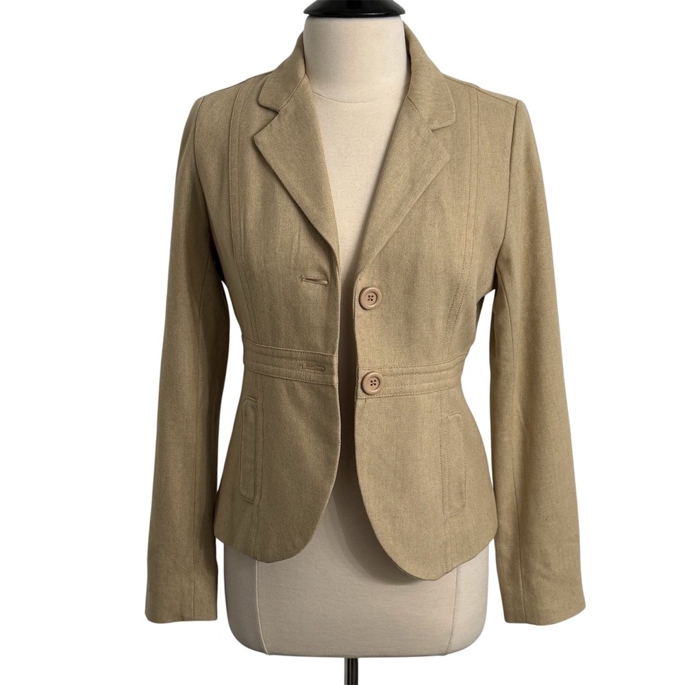Fossil Women's Structured Long Sleeve Notch Collar Tailored Fit Blazer